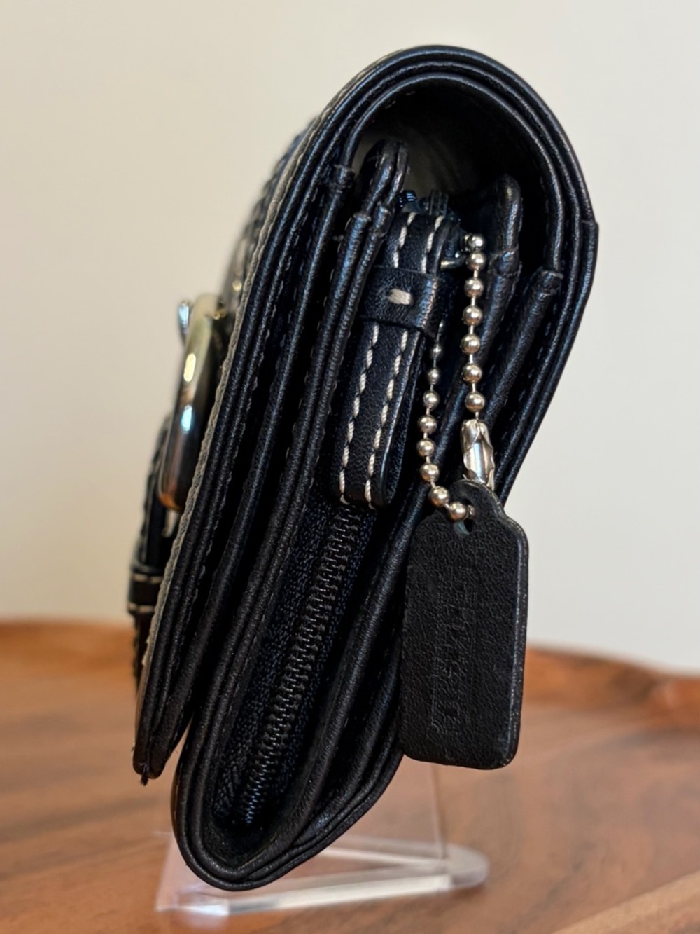 Coach Soho Buckle Bifold Wallet Black NWOT - Picture 15 of 17